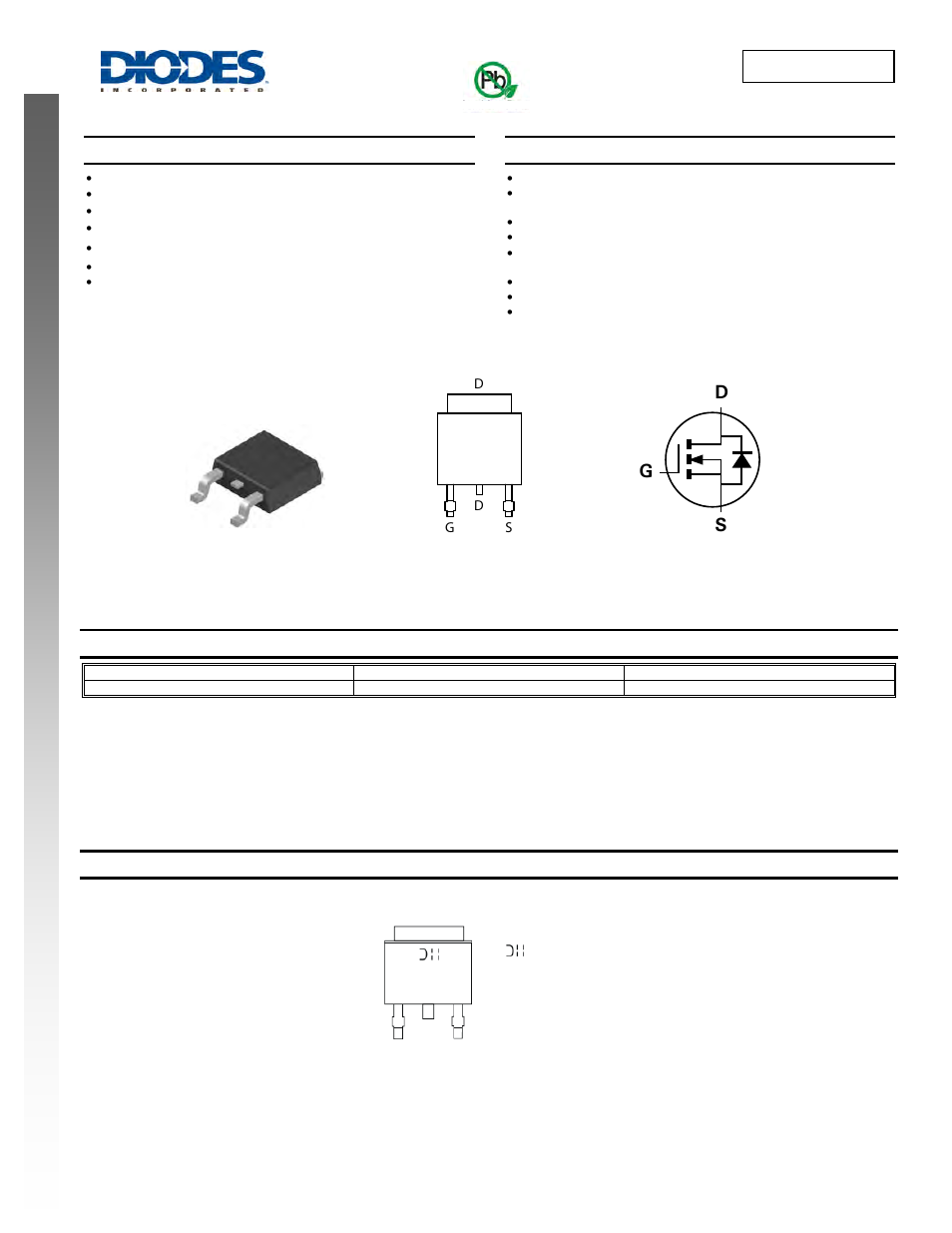 Diodes DMG4468LK3 User Manual | 6 pages