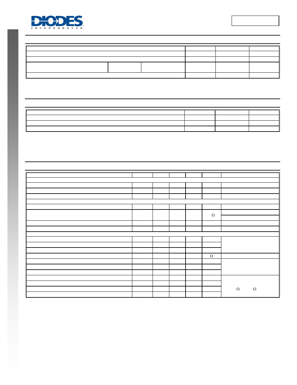 Maximum ratings, Thermal characteristics, Electrical characteristics | Diodes DMG4468LK3 User Manual | Page 2 / 6