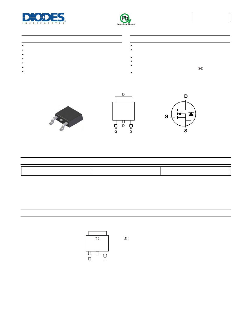 Diodes DMG4800LK3 User Manual | 6 pages