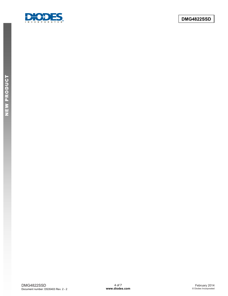 Dmg4822ssd new prod uc t | Diodes DMG4822SSD User Manual | Page 4 / 7