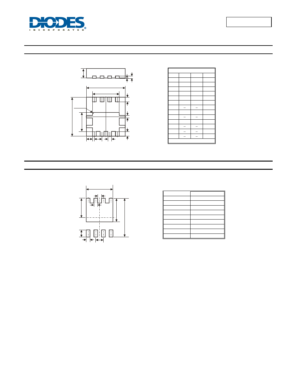 Package outline dimensions, Suggested pad layout | Diodes DMG7408SFG User Manual | Page 5 / 6