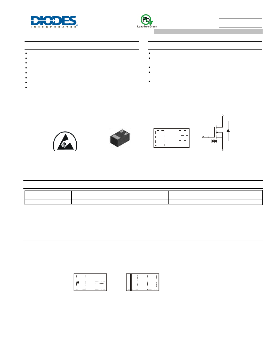 Diodes DMN2600UFB User Manual | 6 pages