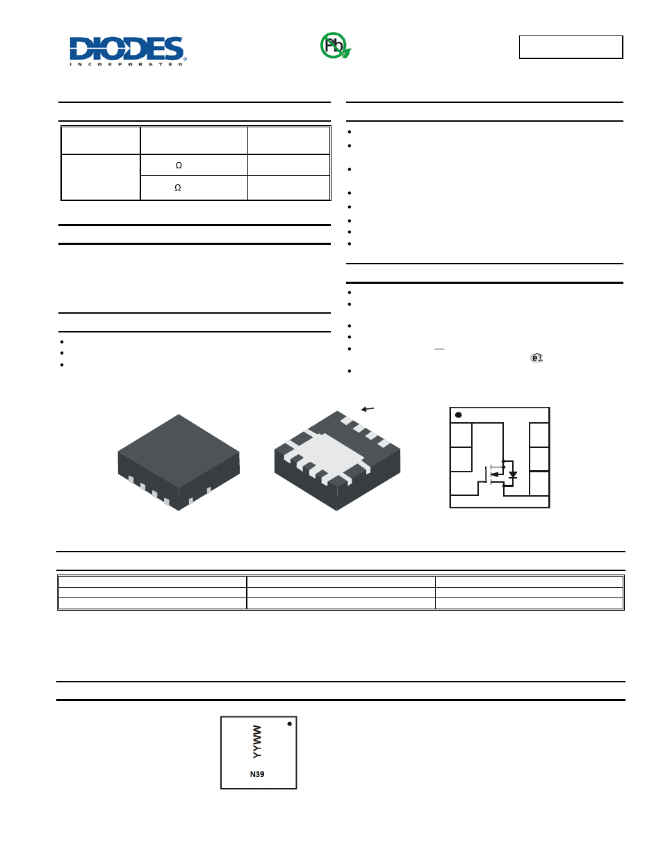 Diodes DMN3029LFG User Manual | 7 pages