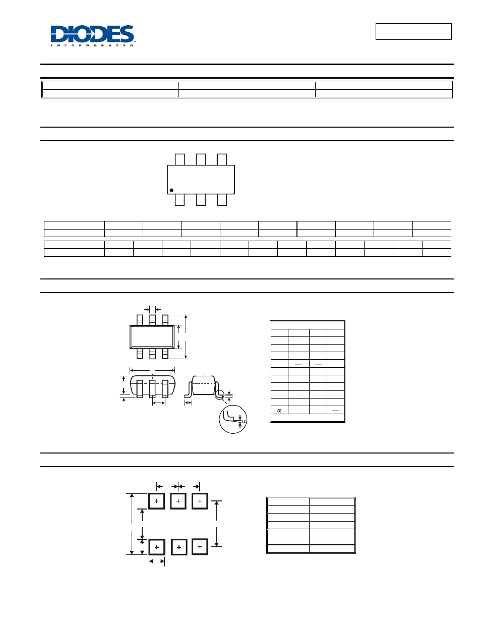 Dmn3033ldm, Ordering information, Marking information | Package outline dimensions, Suggested pad layout, Na5 ym | Diodes DMN3033LDM User Manual | Page 4 / 5