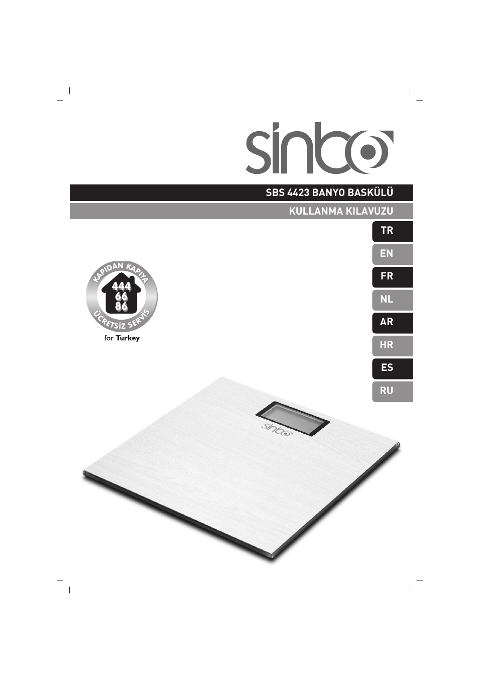 SINBO SBS 4423 User Manual | 28 pages