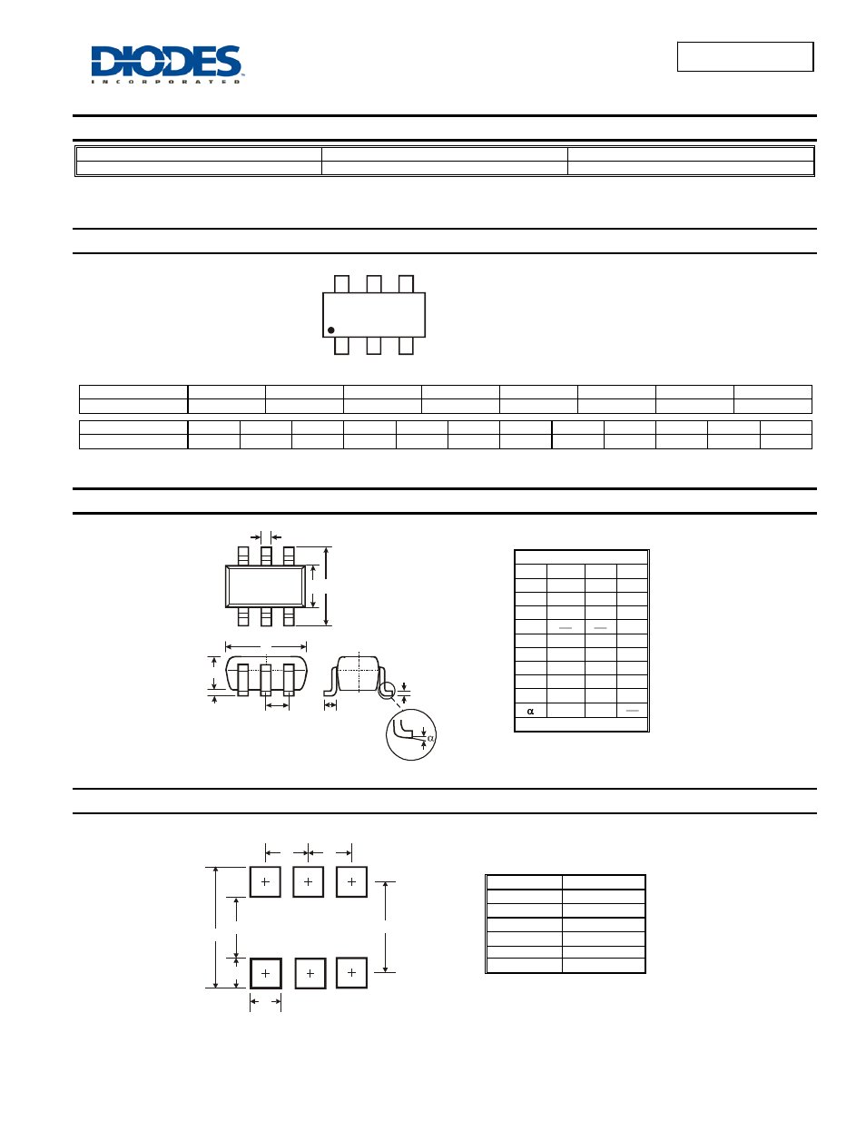 Dmn3051ldm, Ordering information, Marking information | Package outline dimensions, Suggested pad layout | Diodes DMN3051LDM User Manual | Page 4 / 5