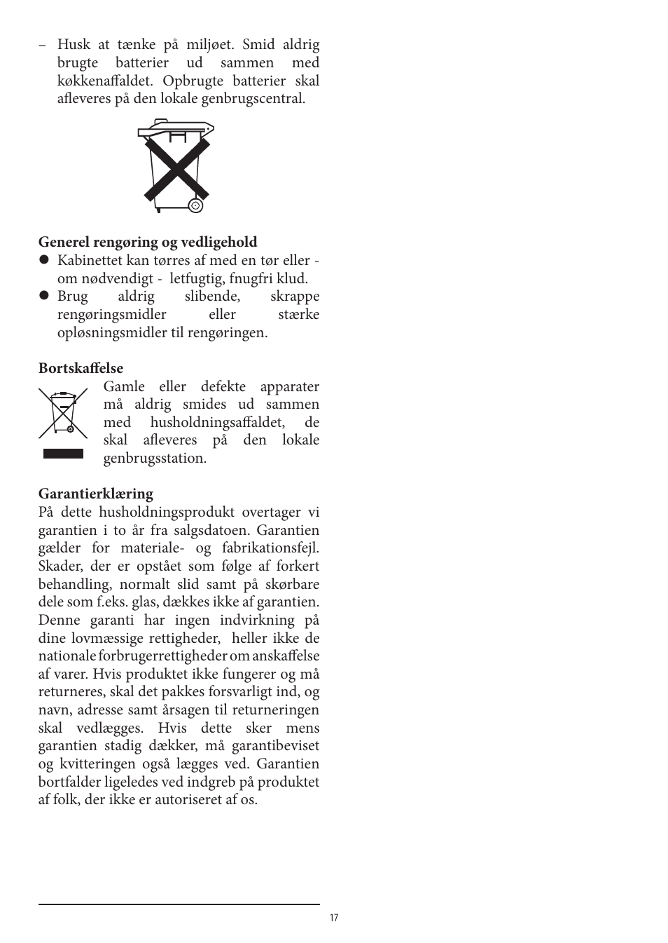 SEVERIN KW 3669 User Manual | Page 17 / 30