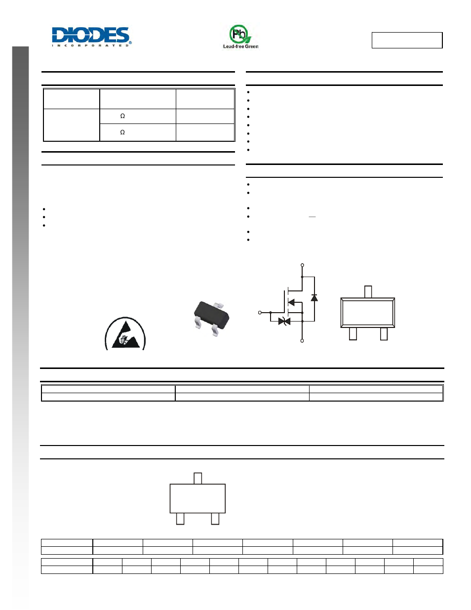 Diodes DMN313DLT User Manual | 5 pages