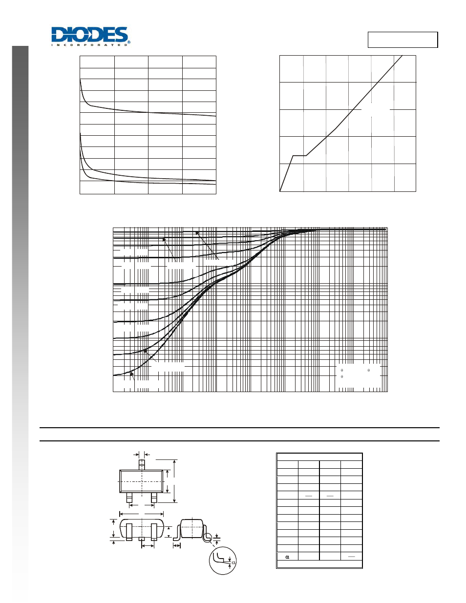 Dmn313dlt new prod uc t, Package outline dimensions, Dmn313dlt | Diodes DMN313DLT User Manual | Page 4 / 5