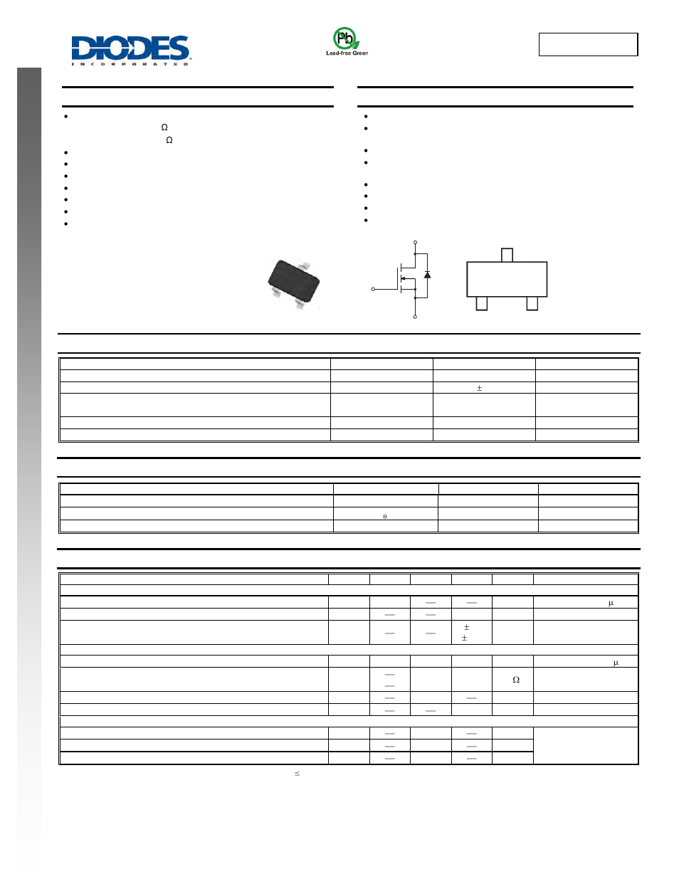 Diodes DMN3150LW User Manual | 4 pages