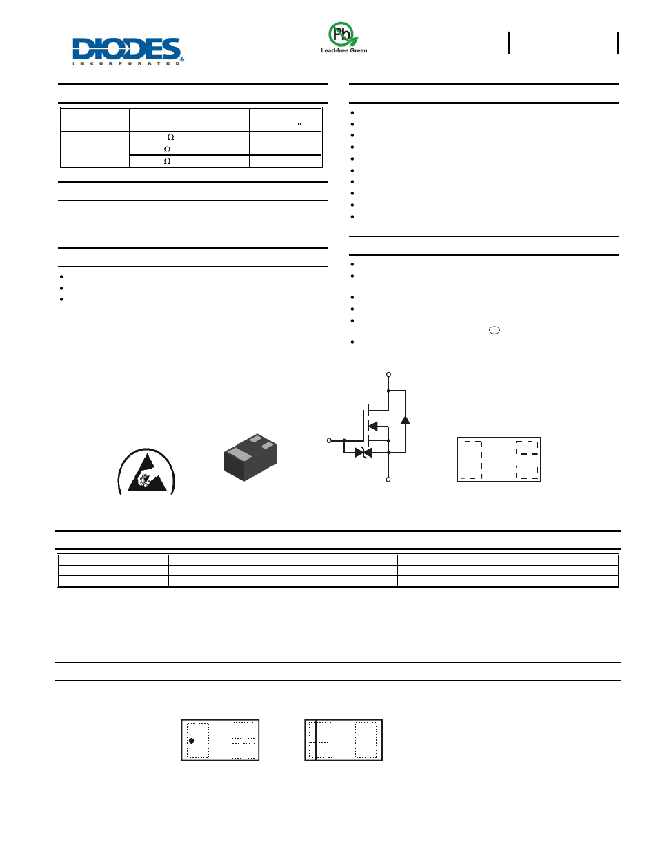 Diodes DMN32D2LFB4 User Manual | 5 pages