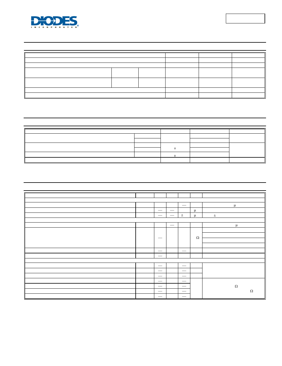 Dmn3300u new prod uc t, Maximum ratings, Thermal characteristics | Electrical characteristics | Diodes DMN3300U User Manual | Page 2 / 5