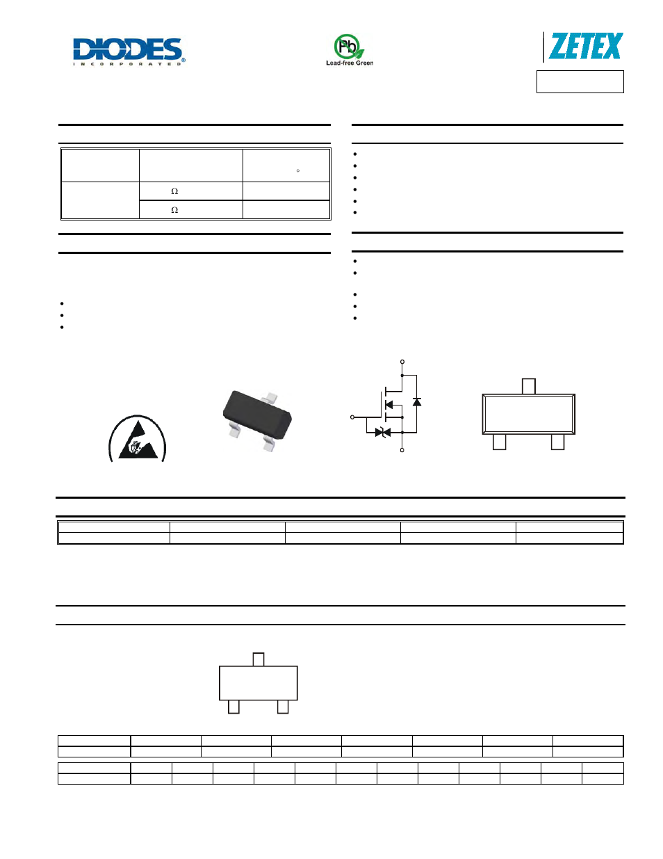 Diodes DMN3730U User Manual | 7 pages