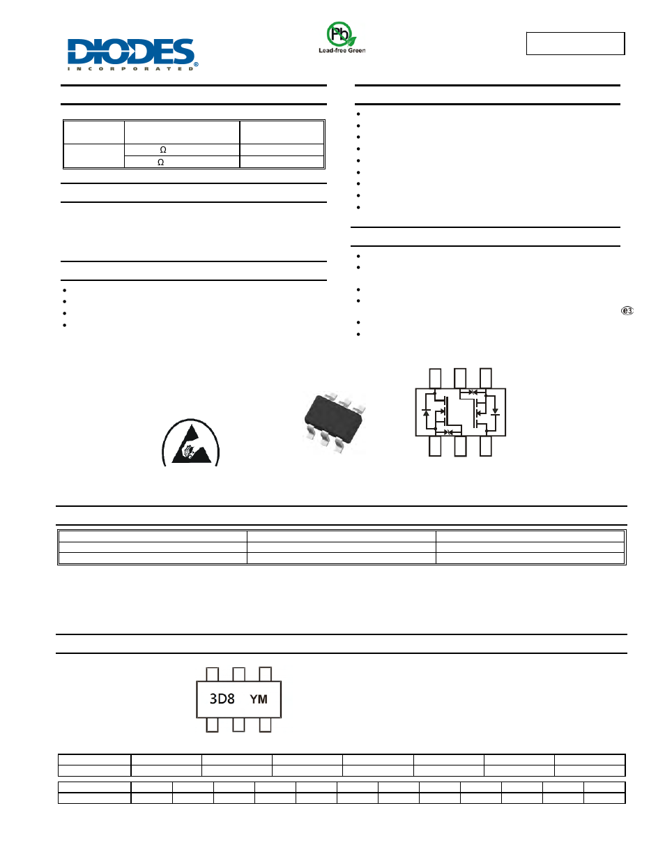 Diodes DMN63D8LV User Manual | 6 pages