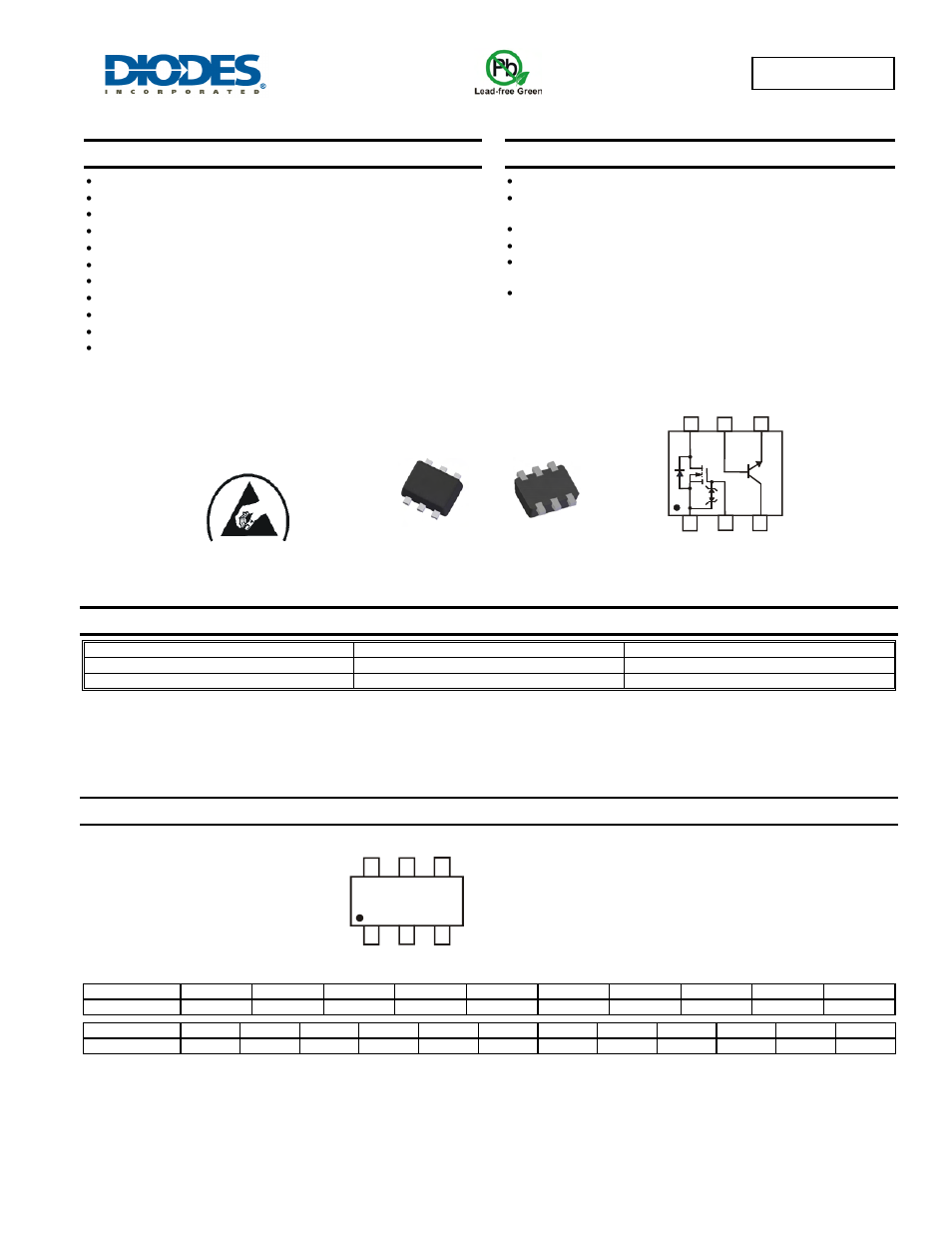 Diodes DMB53D0UV User Manual | 7 pages