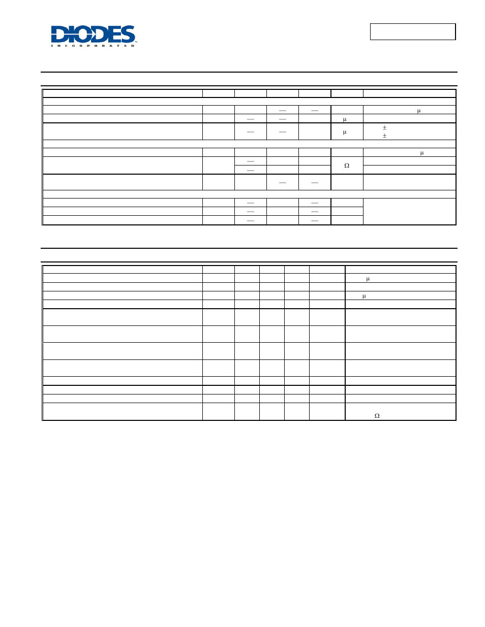 Electrical characteristics - mosfet, Electrical characteristics - pnp transistor, Dmb54d0udw | Diodes DMB54D0UDW User Manual | Page 2 / 7
