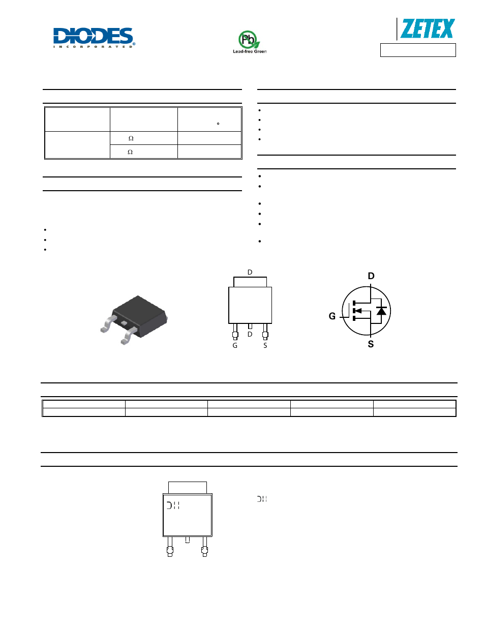 Diodes DMN4036LK3 User Manual | 8 pages