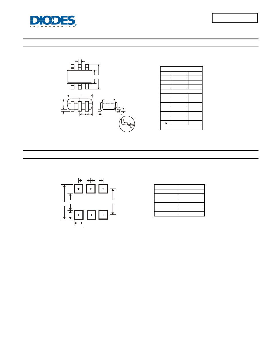 Dmn5l06dwk new prod uc t, Package outline dimensions, Suggested pad layout | Diodes DMN5L06DWK User Manual | Page 5 / 6