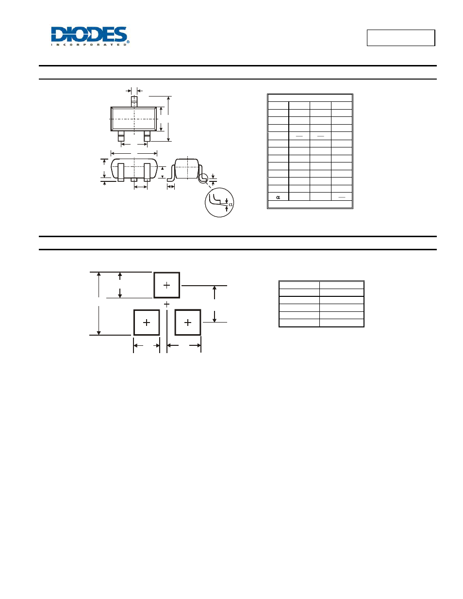 Dmn5l06tk, Package outline dimensions, Suggested pad layout | Diodes DMN5L06TK User Manual | Page 5 / 6