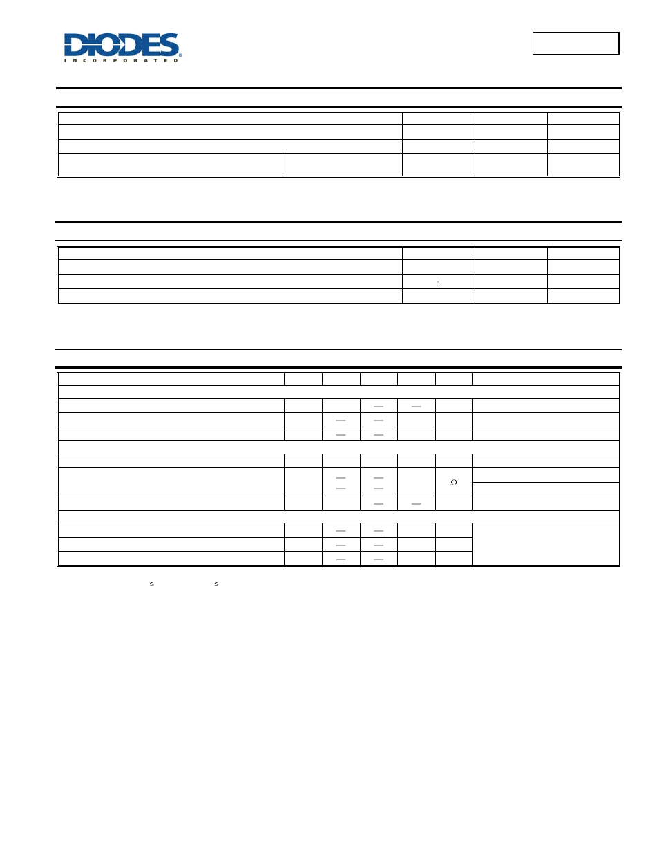 Dmn601k new prod uc t, Maximum ratings, Thermal characteristics | Electrical characteristics | Diodes DMN601K User Manual | Page 2 / 5