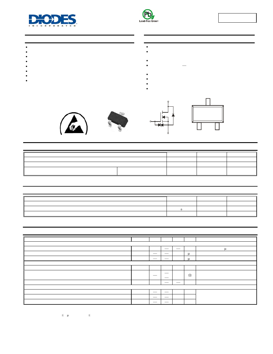 Diodes DMN601TK User Manual | 4 pages