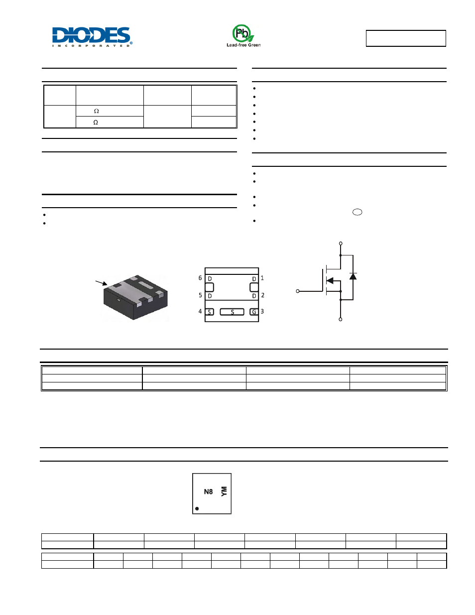 Diodes DMN6040SFDE User Manual | 6 pages