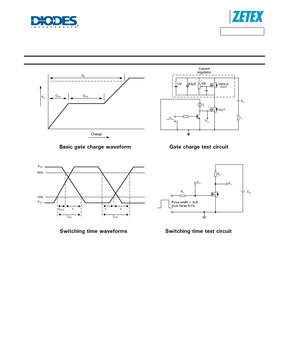 Test circuits | Diodes DMN6066SSS User Manual | Page 7 / 9