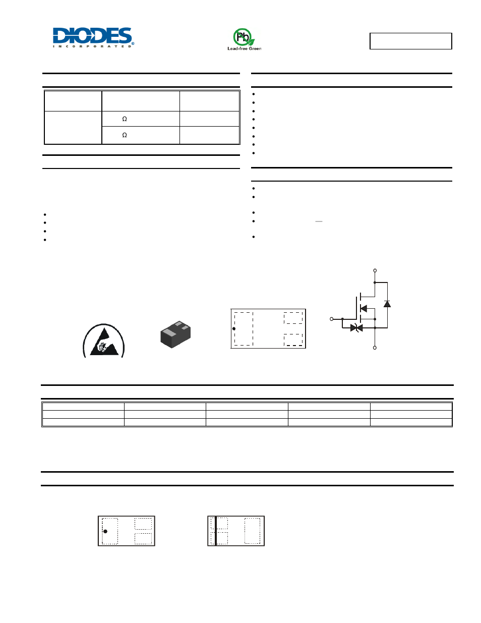 Diodes DMN62D0LFB User Manual | 6 pages