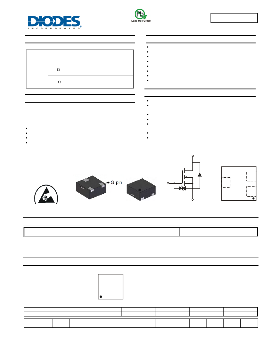 Diodes DMN62D0SFD User Manual | 6 pages