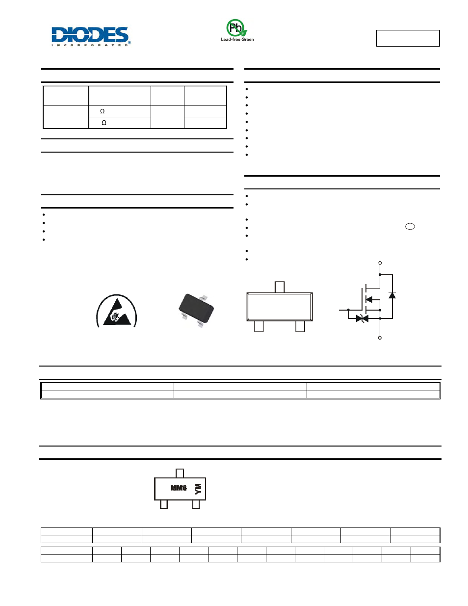 Diodes DMN65D8L User Manual | 6 pages