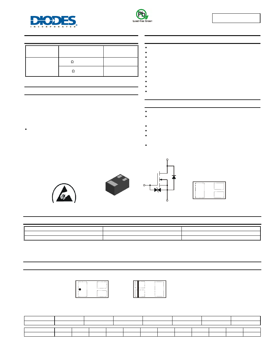 Diodes DMN65D8LFB User Manual | 5 pages