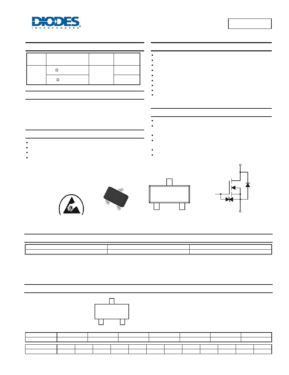 Diodes DMN65D8LW User Manual | 5 pages