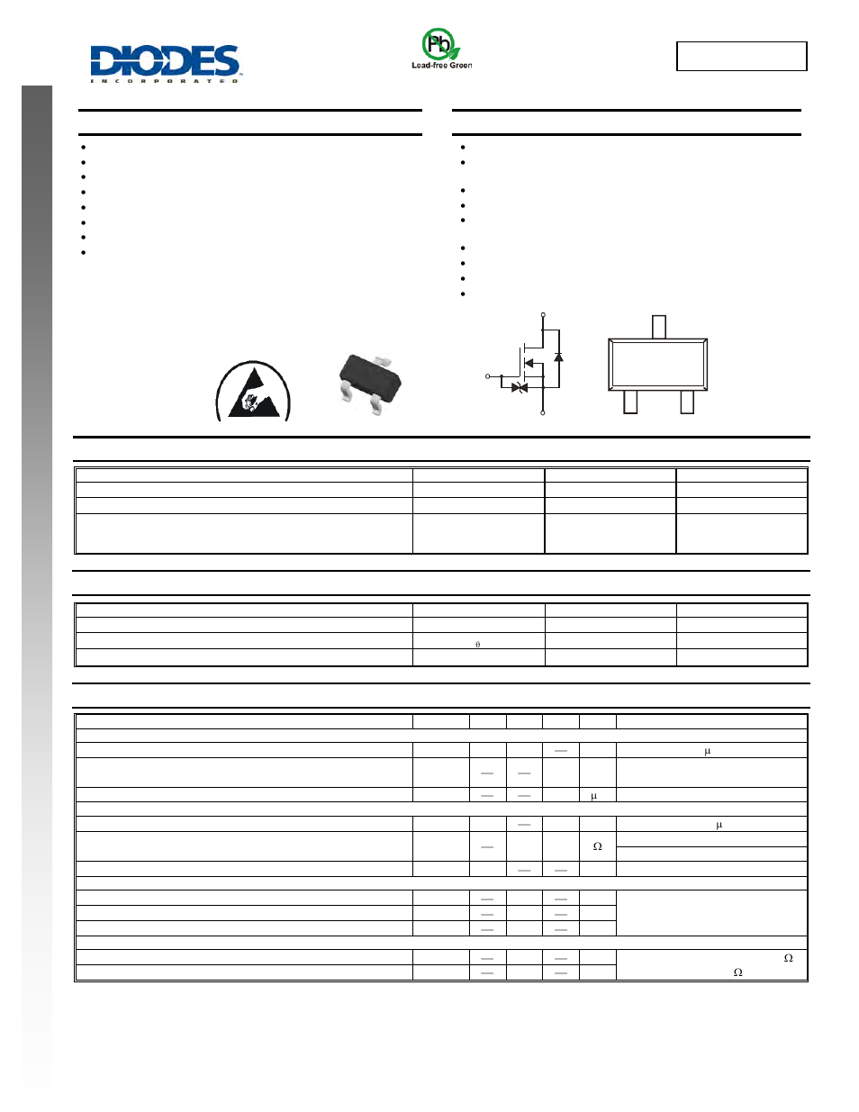 Diodes DMN66D0LT User Manual | 4 pages