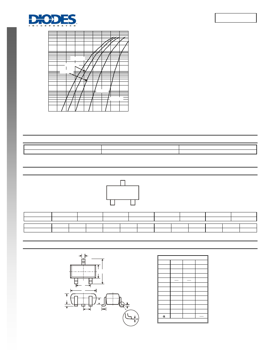Marking information, Package outline dimensions, Dmn66d0lt | New prod uc t, Ordering information | Diodes DMN66D0LT User Manual | Page 3 / 4