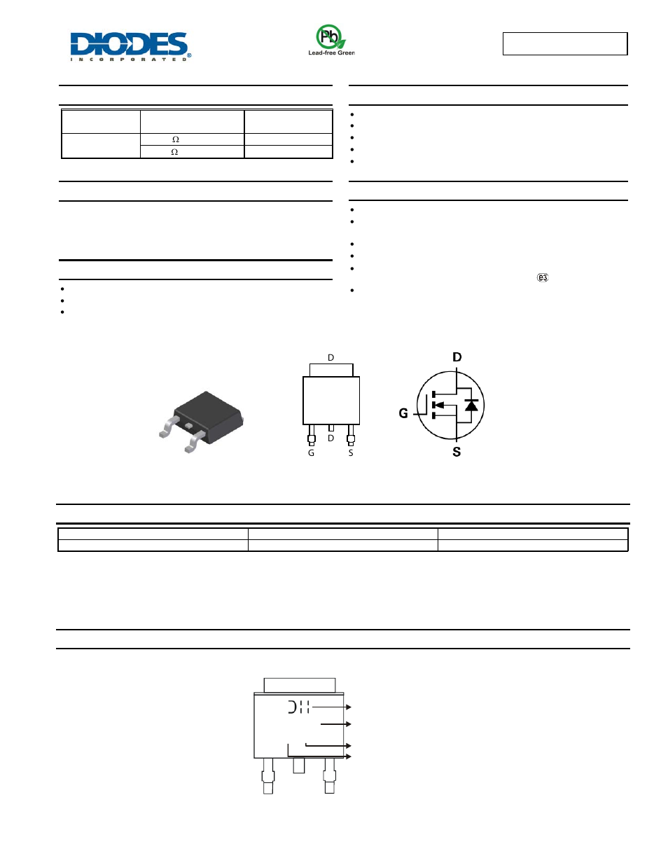Diodes DMN10H170SK3 User Manual | 6 pages