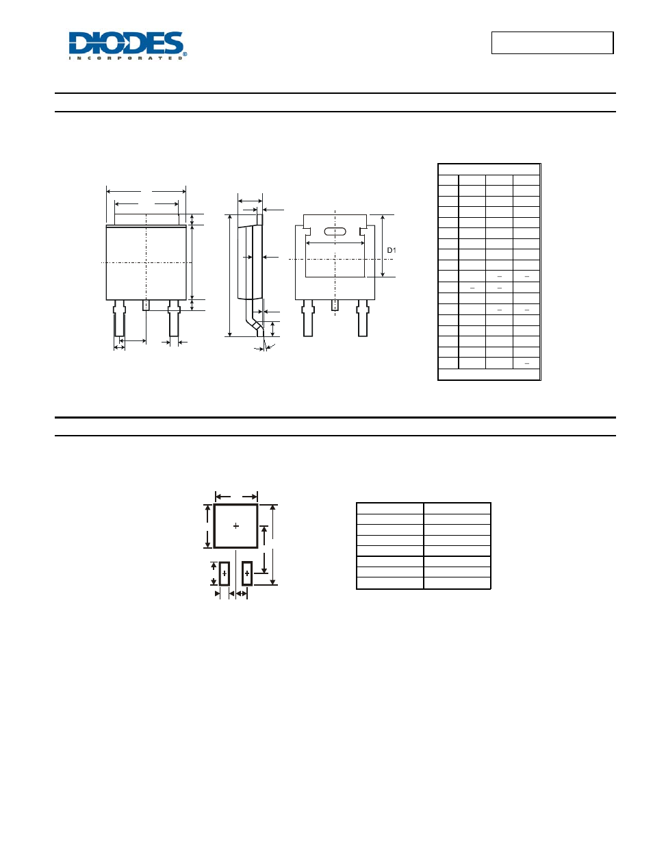 Package outline dimensions, Suggested pad layout | Diodes DMN10H170SK3 User Manual | Page 5 / 6