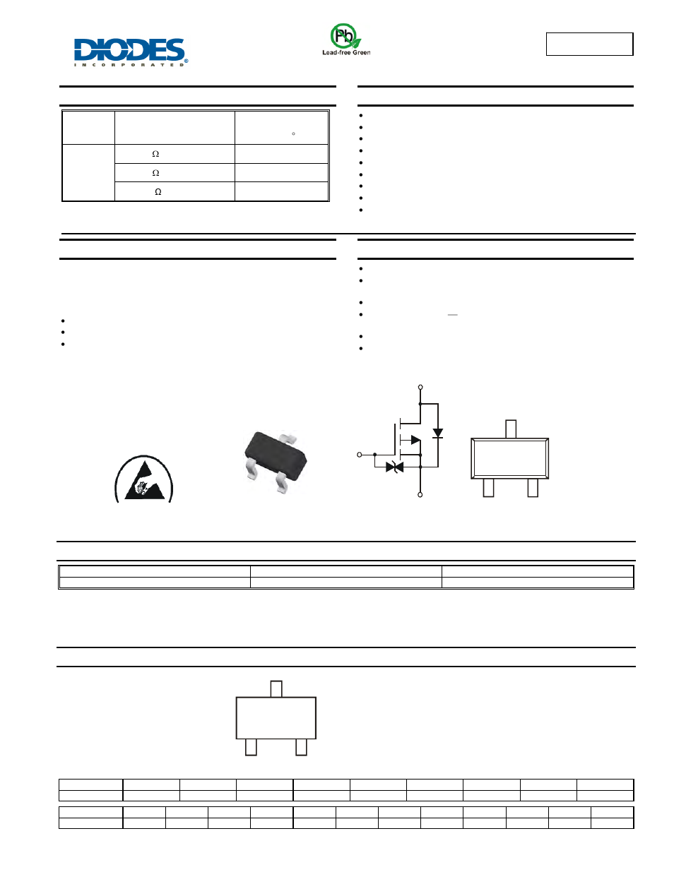 Diodes DMG1013T User Manual | 6 pages