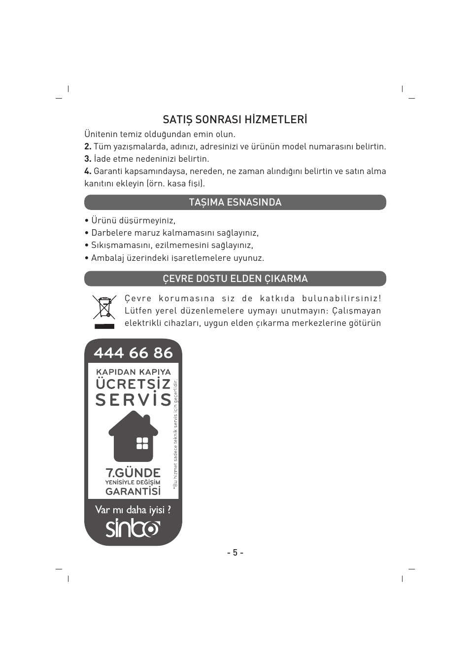 SINBO SBS 4414 User Manual | Page 6 / 28