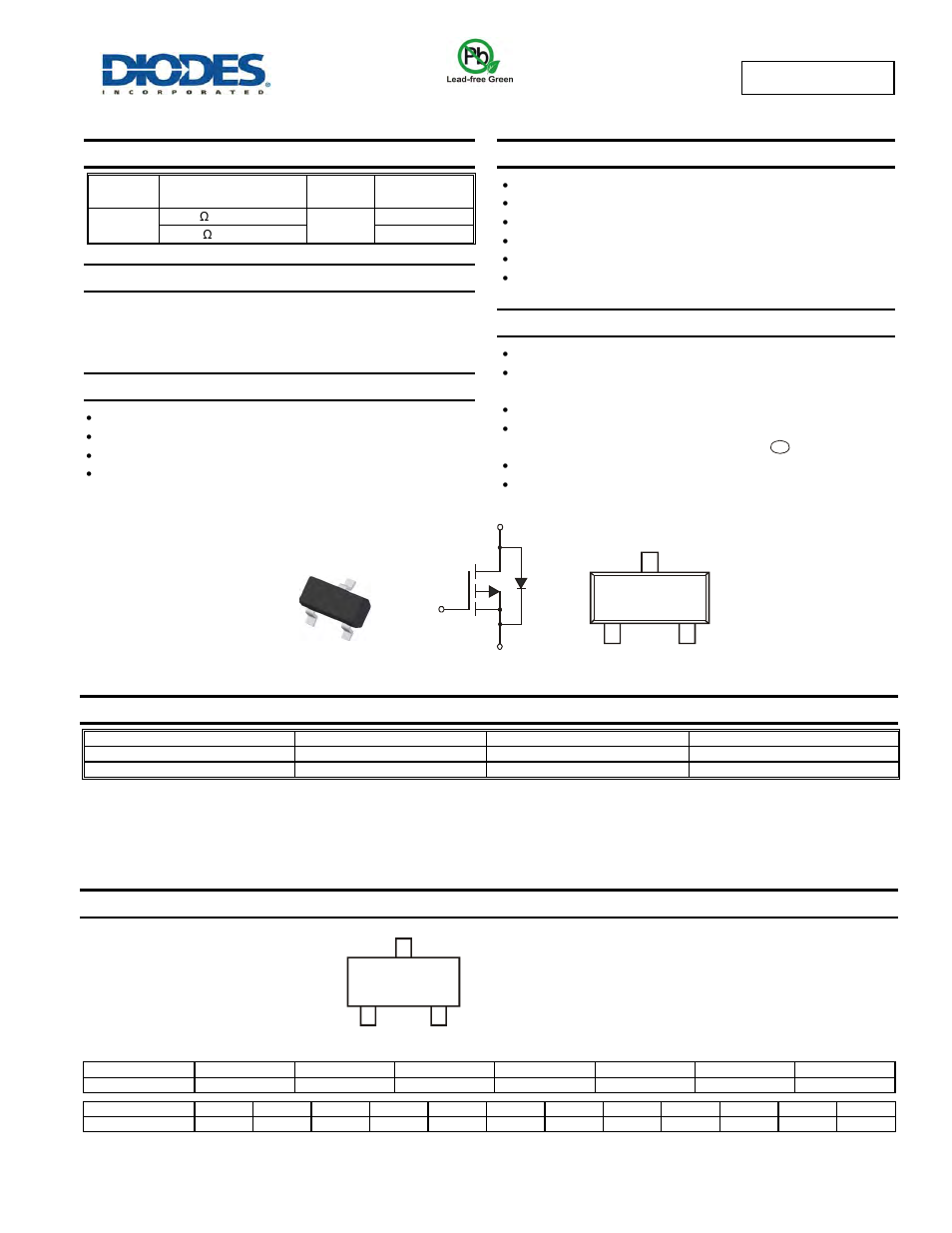 Diodes DMG2305UX User Manual | 5 pages