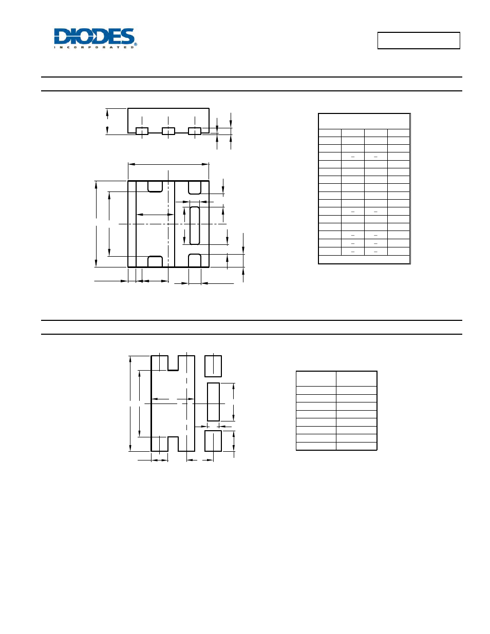 Dmp1022ufde, Package outline dimensions, Suggested pad layout | Diodes DMP1022UFDE User Manual | Page 6 / 7