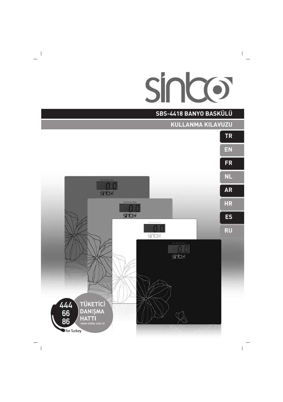 SINBO SBS 4418 User Manual | 28 pages