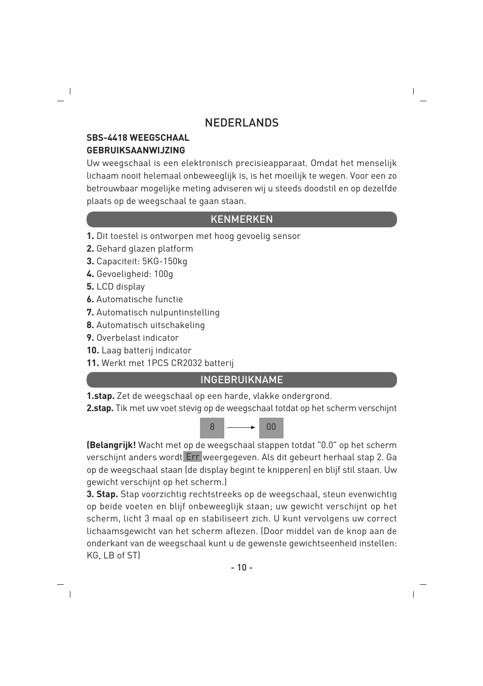 SINBO SBS 4418 User Manual | Page 11 / 28