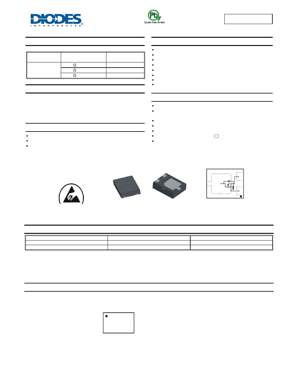 Diodes DMP1045UFY4 User Manual | 6 pages