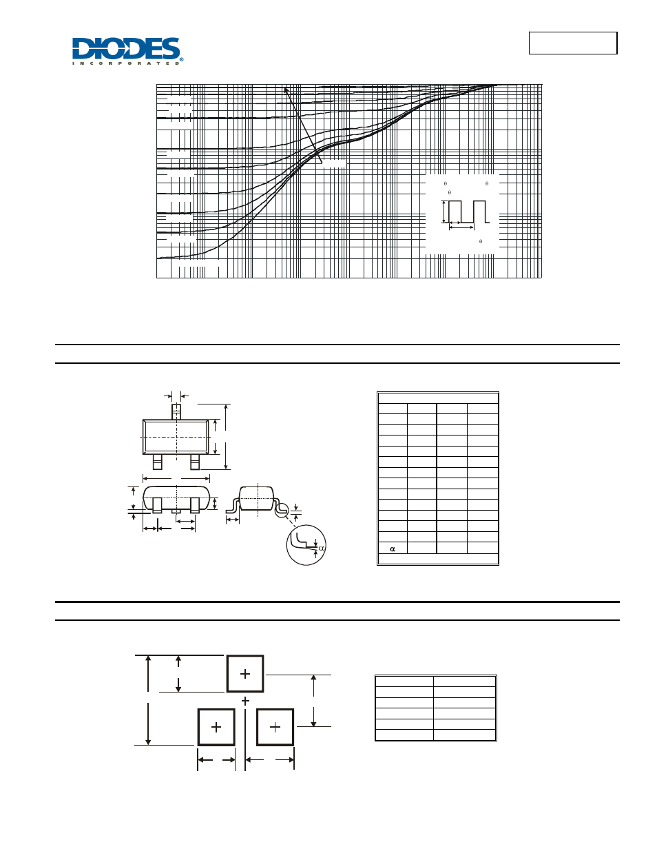 Dmp2035u new prod uc t, Package outline dimensions, Suggested pad layout | Dmp2035u | Diodes DMP2035U User Manual | Page 5 / 6