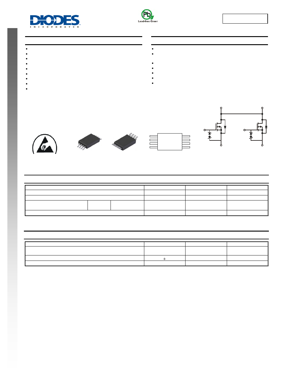 Diodes DMP2035UTS User Manual | 6 pages