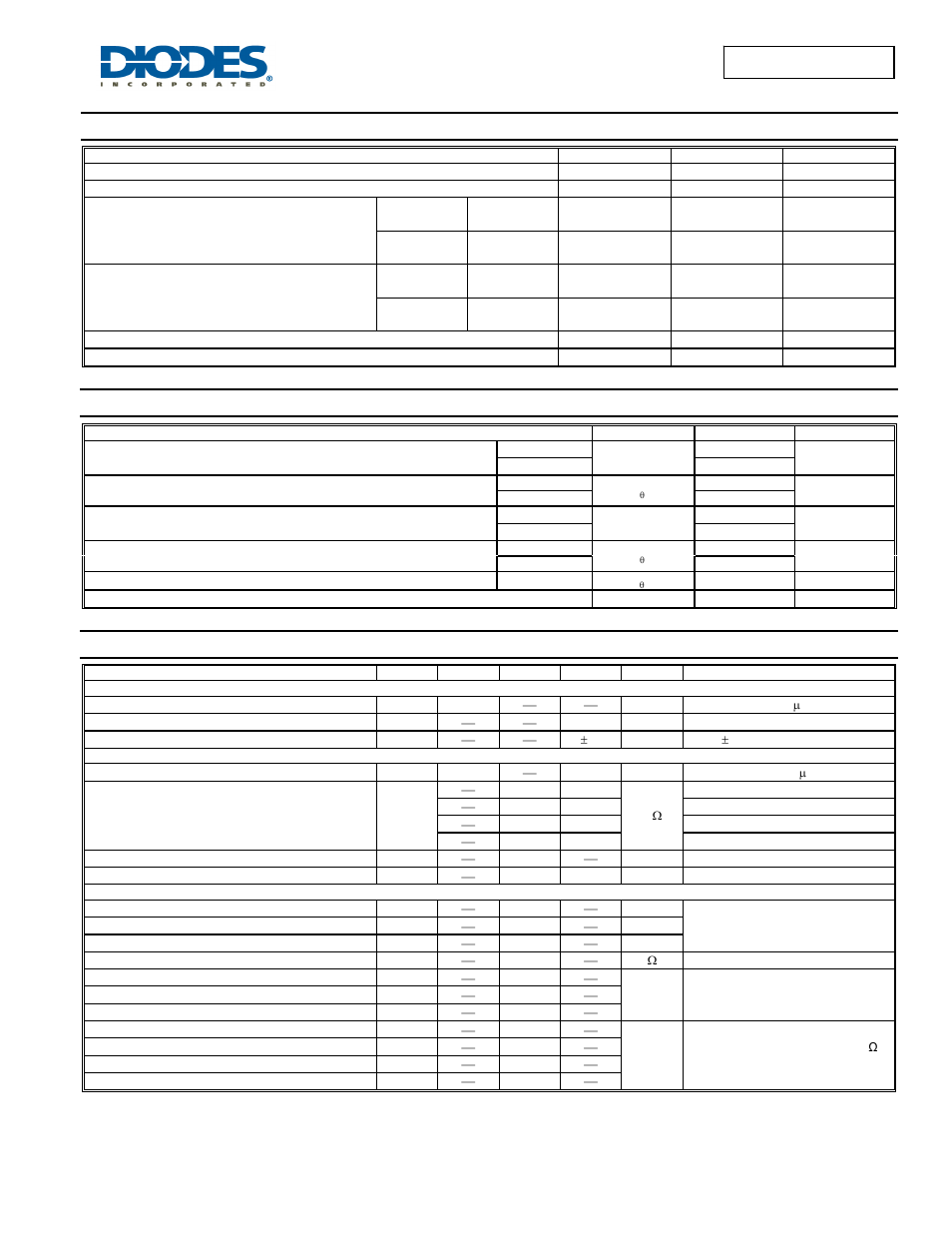 Maximum ratings, Thermal characteristics, Electrical characteristics | Diodes DMP2039UFDE4 User Manual | Page 2 / 6