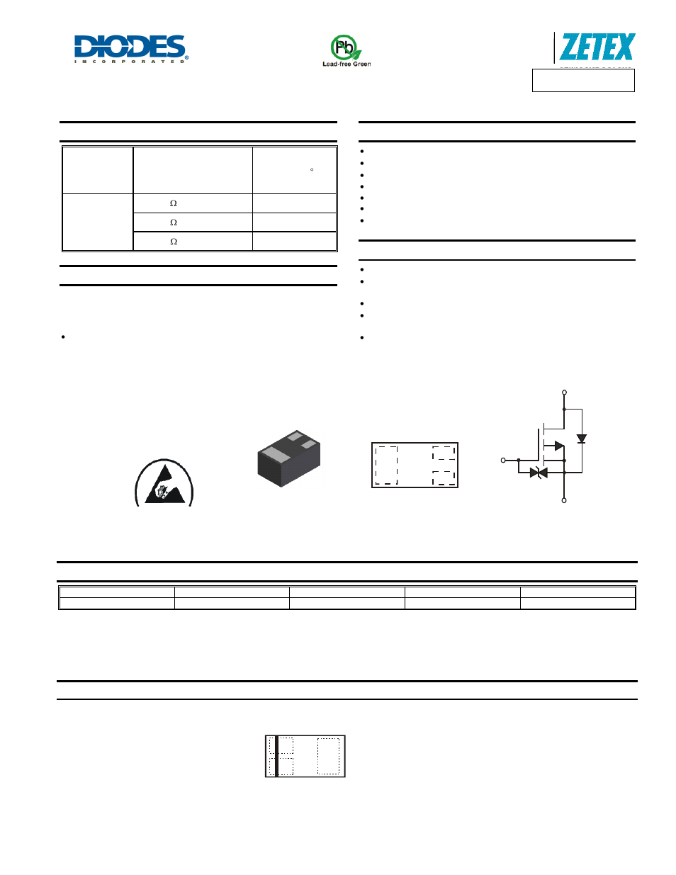 Diodes DMP21D0UFB User Manual | 7 pages