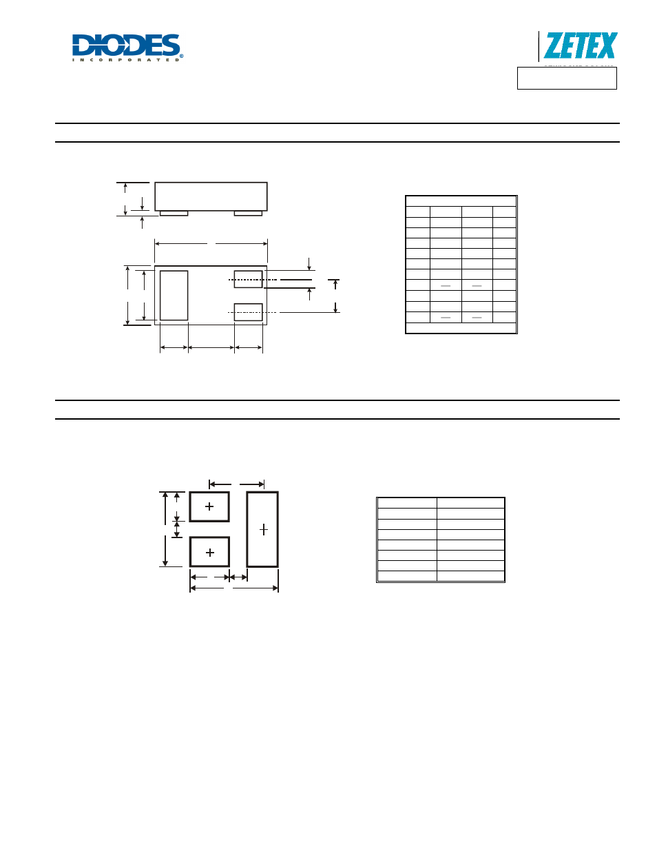 Dmp21d0ufb, Package outline dimensions, Suggested pad layout | Diodes DMP21D0UFB User Manual | Page 6 / 7
