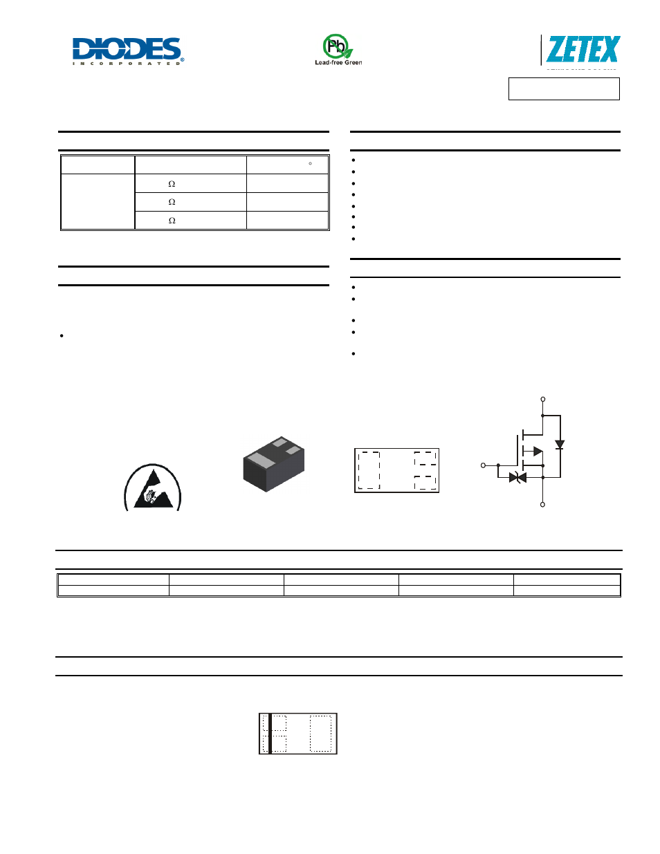 Diodes DMP21D0UFB4 User Manual | 7 pages