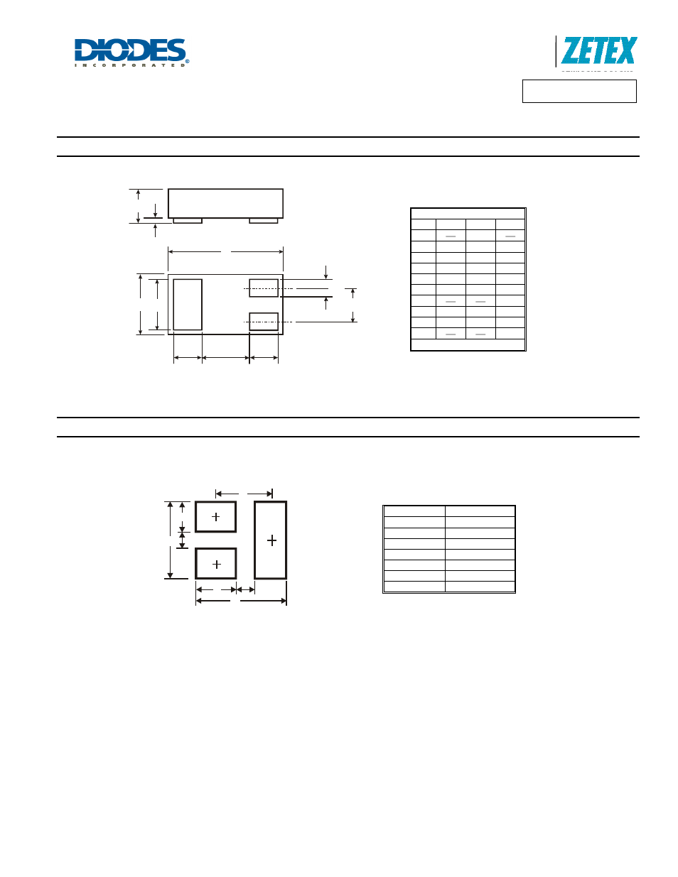 Dmp21d0ufb4, Package outline dimensions, Suggested pad layout | Diodes DMP21D0UFB4 User Manual | Page 6 / 7